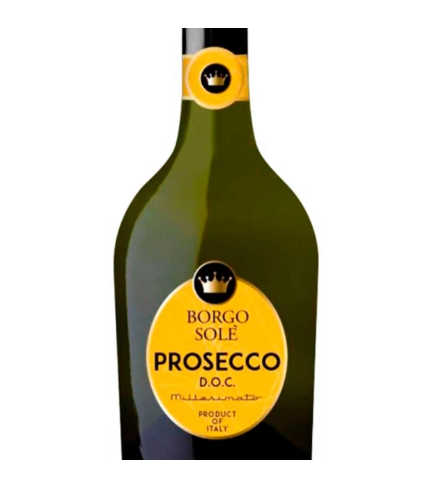 Вино Borgo Sole Prosecco DOC Brut белое сухое 0,75л 11% купить