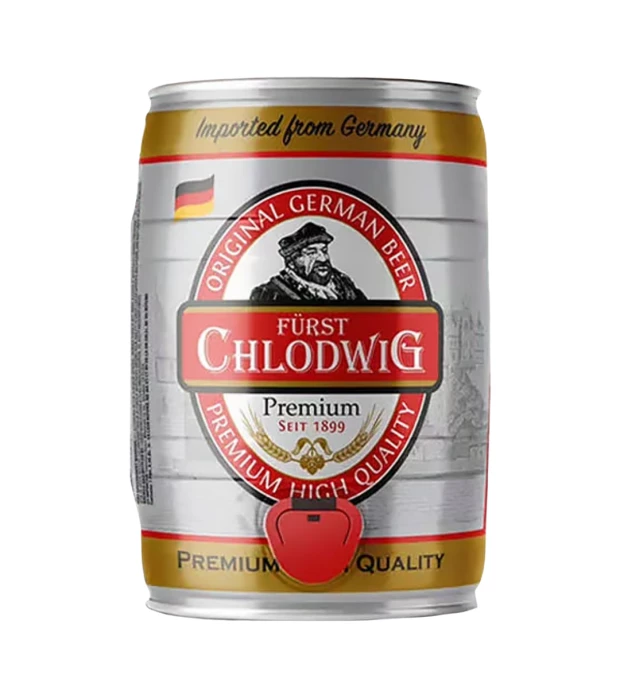 Пиво Furst Chlodwig Premium світле фільтроване 5л 5,5%