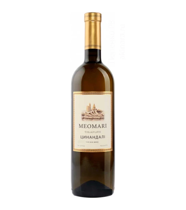 Вино Meomari Tsinandali біле сухе 0,75л 12%