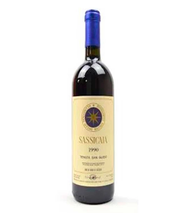 Вино червоне сухе Sassicaia 1990 Tenuta San Guido 1,5л 12,5%
