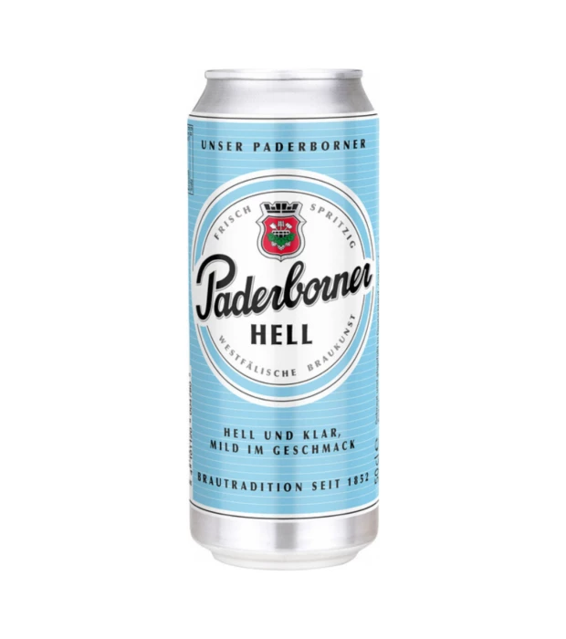 Пиво Paderborner Hell світле фільтроване 0,5 л 5,1%