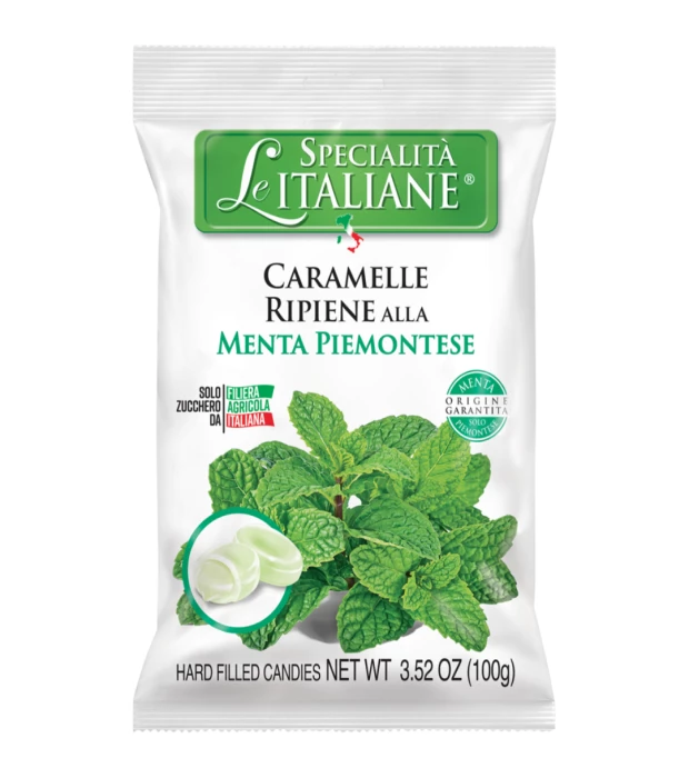 Карамельные конфеты с мятой пьемонтской Le Specialità Italiane 100 г