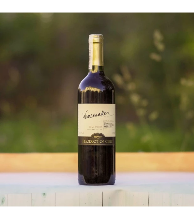 Вино Winemaker Cabernet Sauvignon-Merlot красное полусладкое 0,75л 13% купить