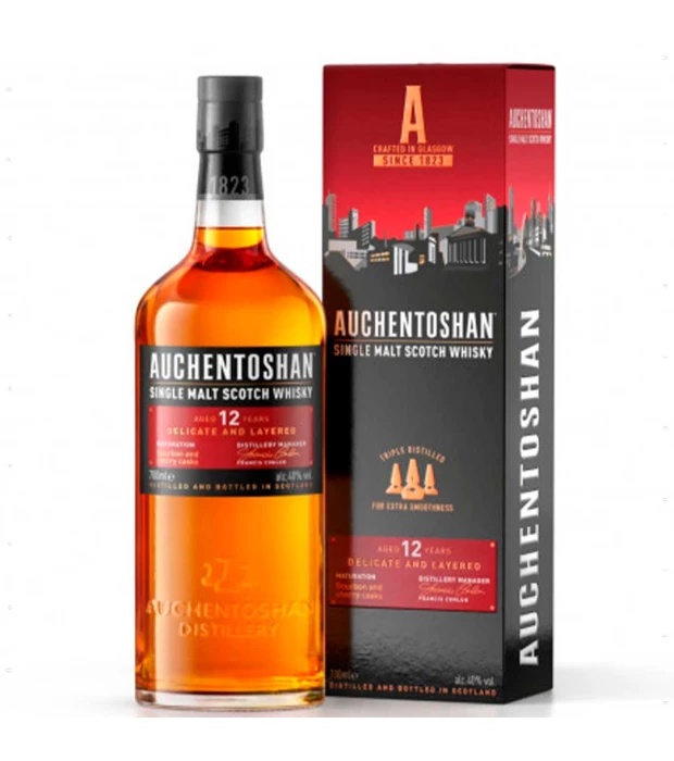 Виски Auchentoshan 12 лет выдержки 0,7 л 40%