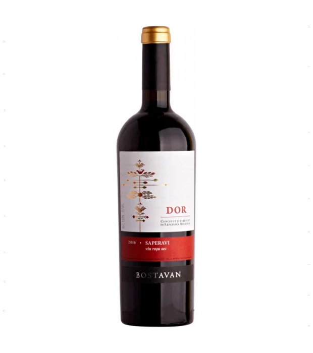 Вино Bostavan Dor Saperavi червоне сухе 0,75л 13%