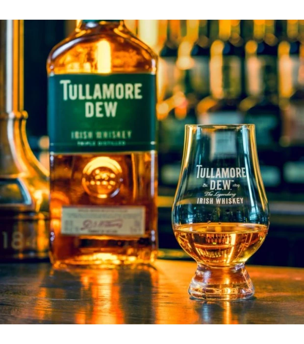 Виски бленд Tullamore Dew Original 0,7л +1 бокал сувенирный набор купить