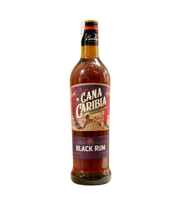 Ром чорний Cana Caribia Black 0,7л 38%