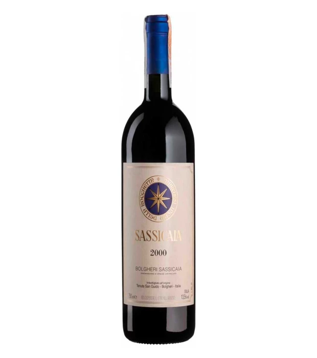 Вино червоне сухе Sassicaia 2000 Tenuta San Guido 1,5л 13,5%