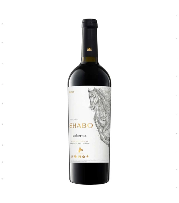 Вино Shabo Каберне сухе червоне 0,75 л 12,7%