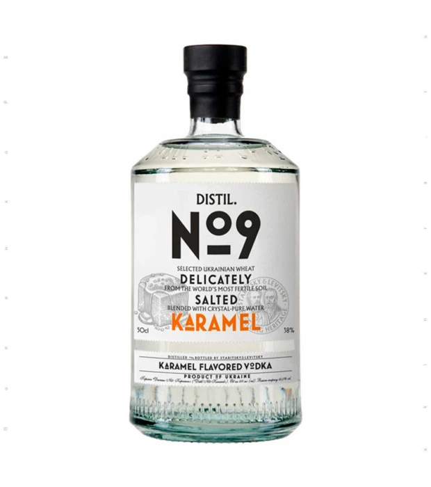 Горілка DISTIL №9 Salted Karamel 0,5л 38%