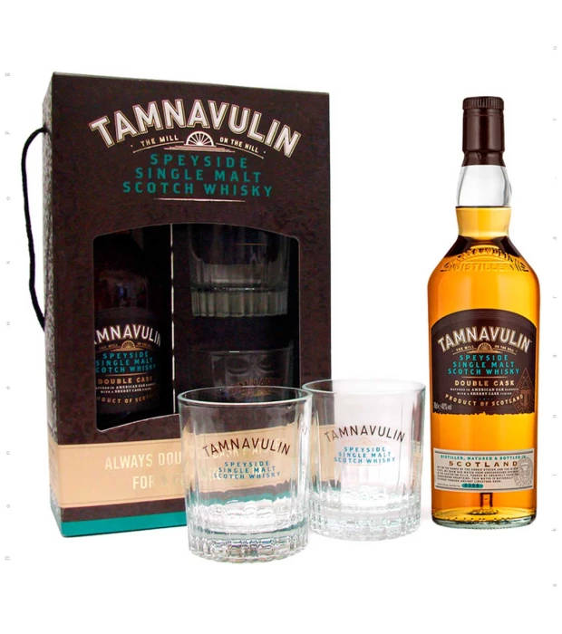 Виски Tamnavulin Double Cask 0,7л 40% + 2 бокала