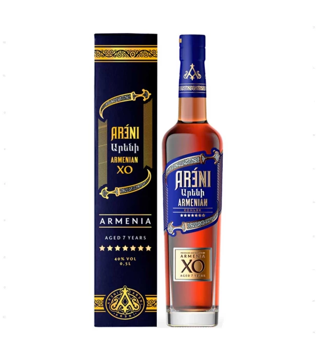 Бренді Areni 7 зірок у коробці 0,5л 40%