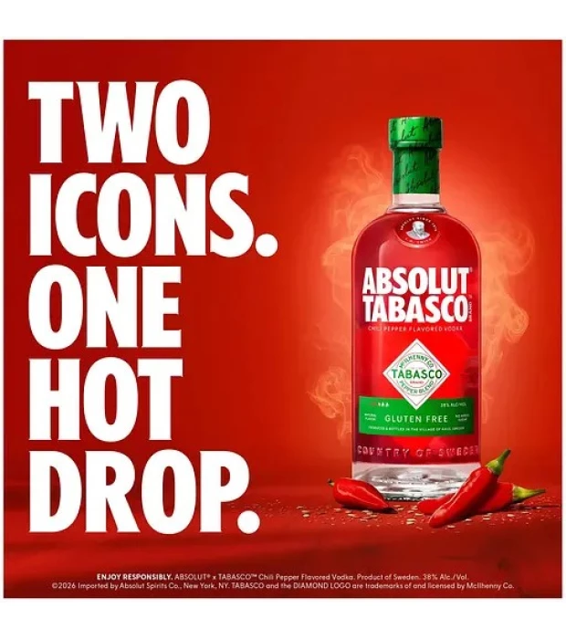Водка ароматизированная Absolut Tabasco 0,7л 38% купить