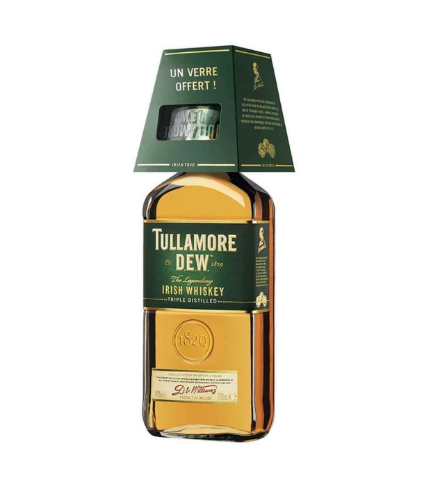 Виски бленд Tullamore Dew Original 0,7л +1 бокал сувенирный набор
