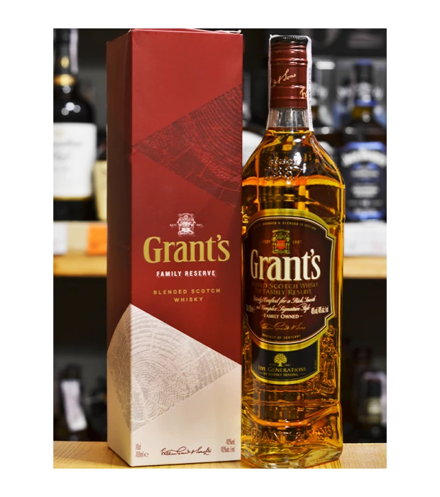 Виски бленд Grant's The Family Reserve 0,7л 40% в подарочной коробке купить