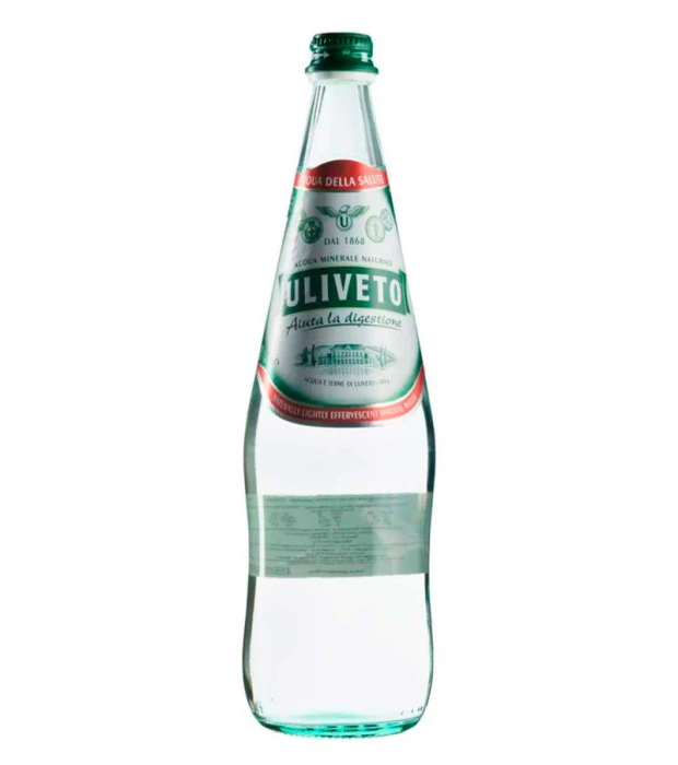 Вода минеральная газированная Uliveto стекло 0,75л