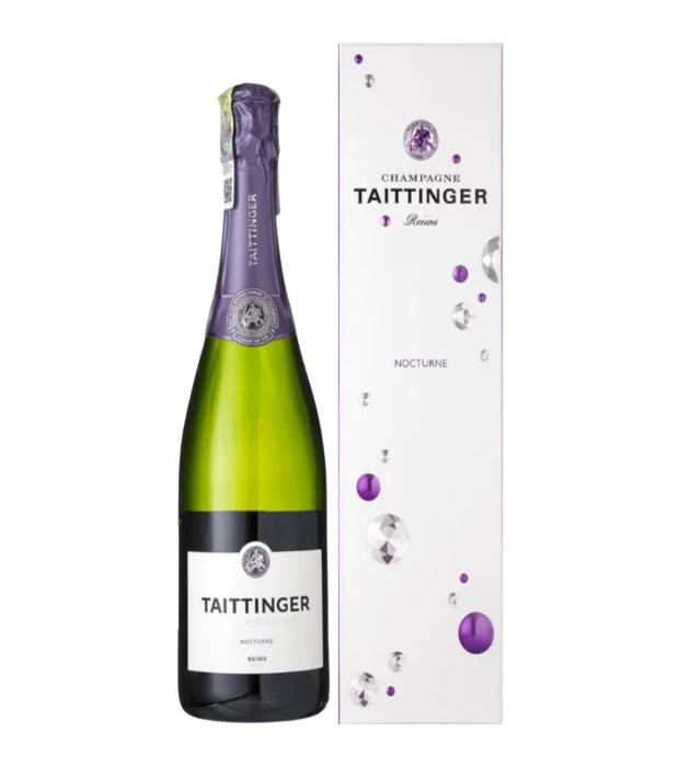 Шампанское белое сухое Taittinger Nocturne Sec в подарочной коробке 0,75л 12,5%