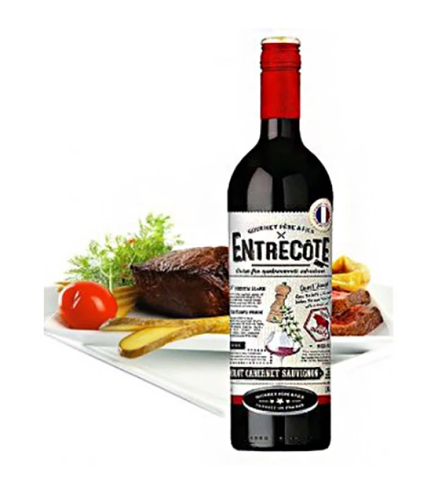 Вино Gourmet Pere & Fils Entrecote красное полусухое 0,75л 13,5% купить