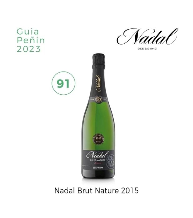 Вино игристое Nadal Brut Nature Reserva Corpinnat белое сухое 0,75л 12% купить