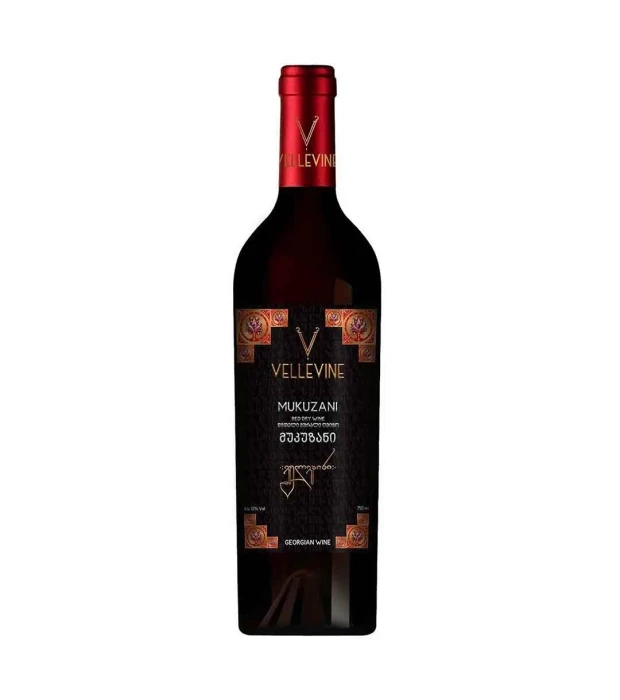 Вино Vellevine Мукузани красное сухое 0,75л 11-13%