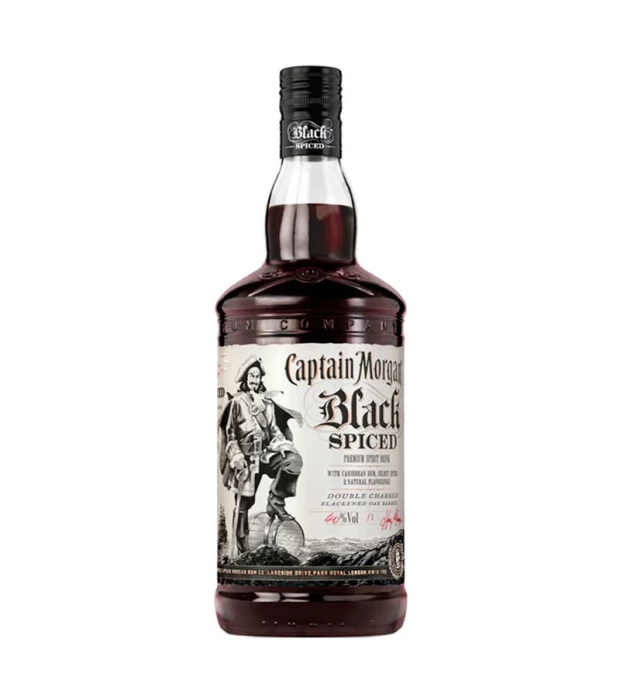 Ром Captain Morgan Spiced Black 1л 40%