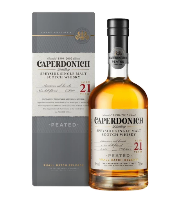 Віскі односолодовий Caperdonich Peated 21 рік у коробці 0,7л 48%