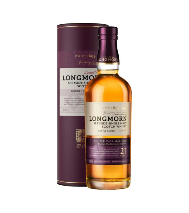 Віскі односолодовий Longmorn 23 роки у коробці 0,7л 48%