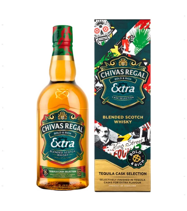 Виски Chivas Regal Extra Tequila Cask в подарочной упаковке 0,7л 40%