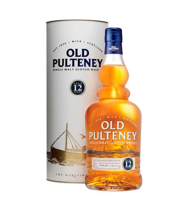 Виски Old Pulteney 12 y.o. в подарочной упаковке 0,7л 40%