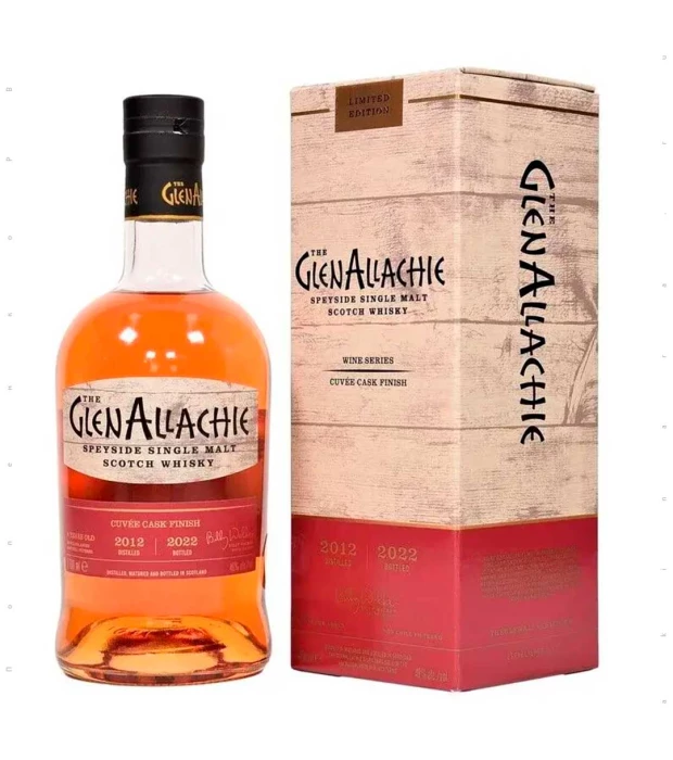 Виски GlenAllachie Cuvee в подарочной упаковке 0,7л 48%