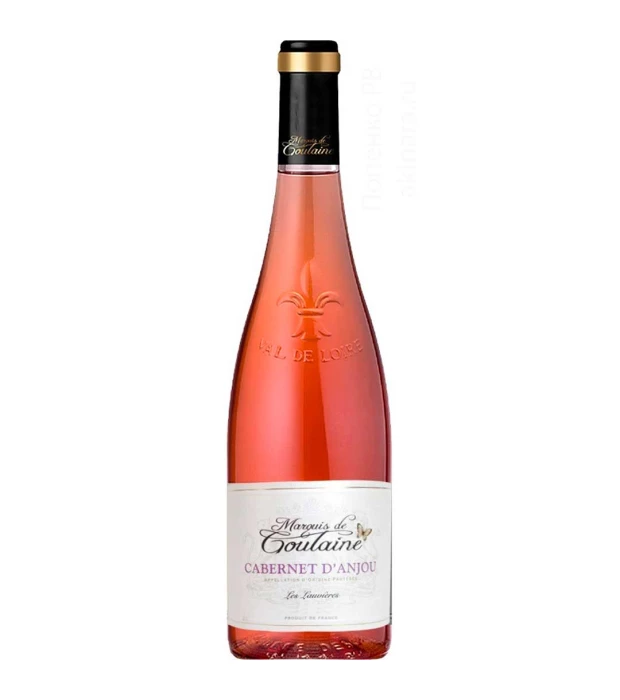Вино Marquis de Goulaine Rose d'Anjou розовое полусухое 0,75л 11,5%