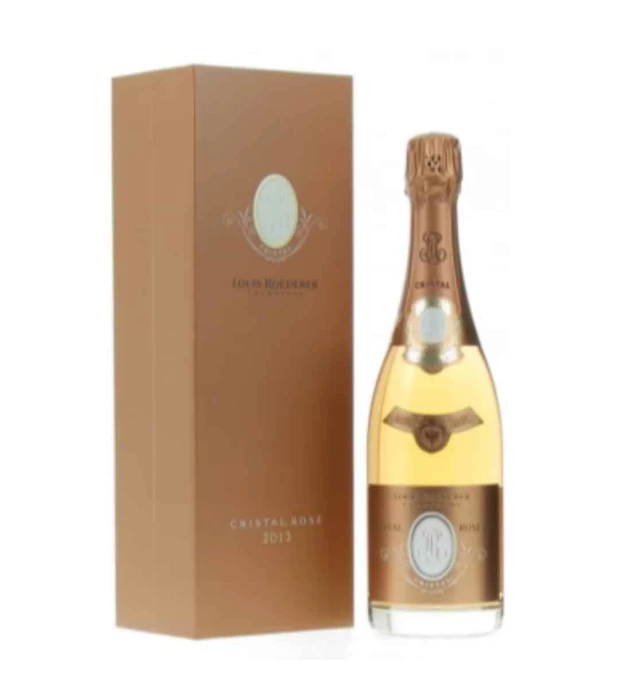 Шампанское Louis Roederer Cristal Rose Vintage Gift Box 2013 розовое брют 0,75л 10,6-12,9%