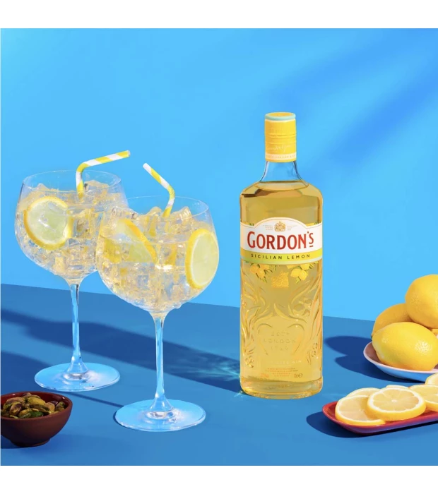 Алкогольний напій на основі джину Gordon's Sicslsan Lemon 0,7л 37,5% купити