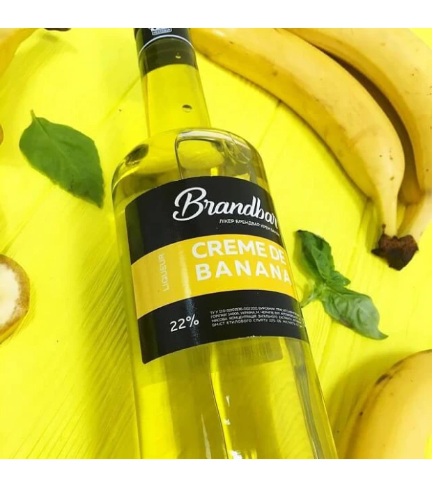 Ликер крем Brandbar Crème de Banana 0,7л 22% купить