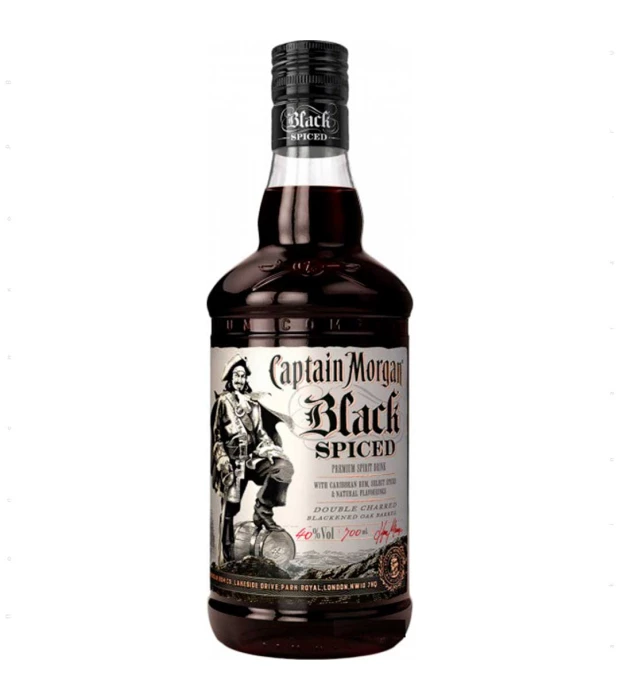 Ромовий напій Captain Morgan Spiced Black 0,7л 40%