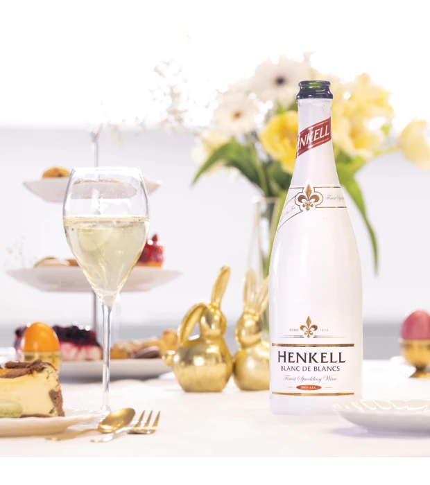 Вино игристое Henkell Blanc de Blancs белое сухое 0,75л 11,5% купить
