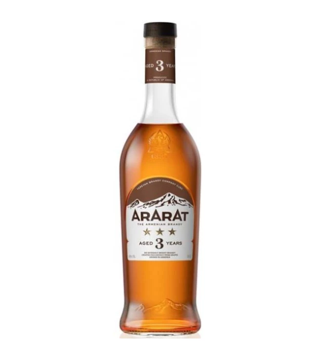 Бренді Ararat 3 роки витримки 0,5л 40%