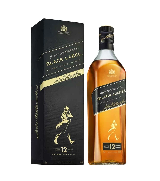 Виски Johnnie Walker Black Label 0,7л 40% в коробке