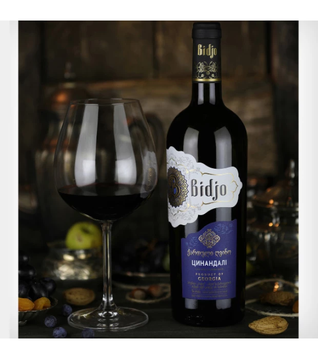 Вино Bidjo Tsinandali біле сухе 0,75л 11-14% купити