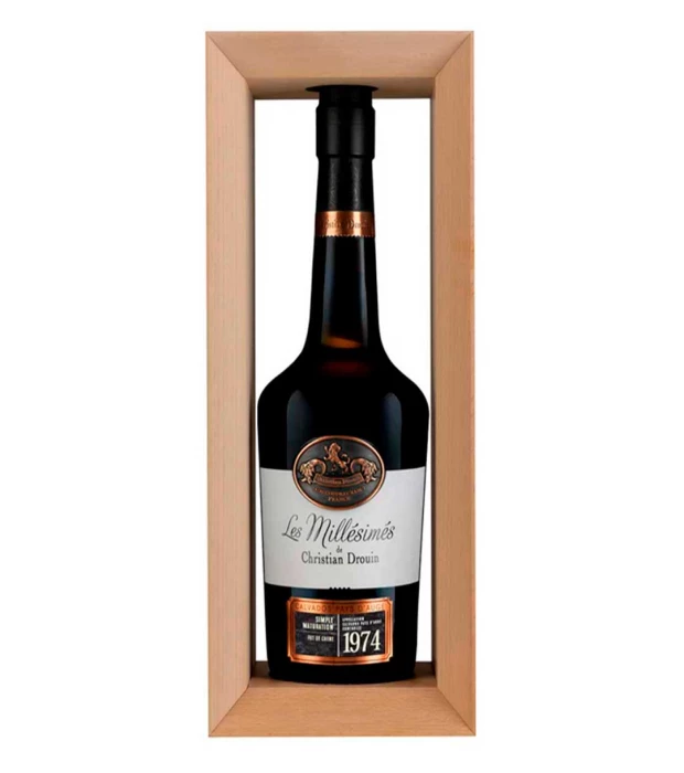 Кальвадос Coeur de Lion Pays d'Auge 1974, Calvados Christian Drouin 0,75л 40%