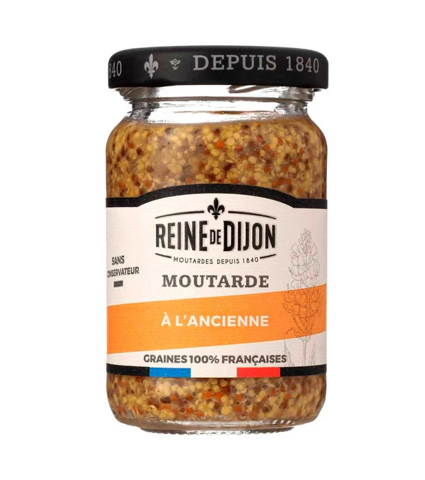 Горчица цельнозерновая Reine de Dijon 95 г