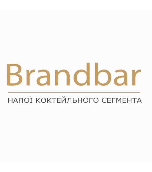 Лікер крем Brandbar Crème de cacao white 0,7л 22% в Україні