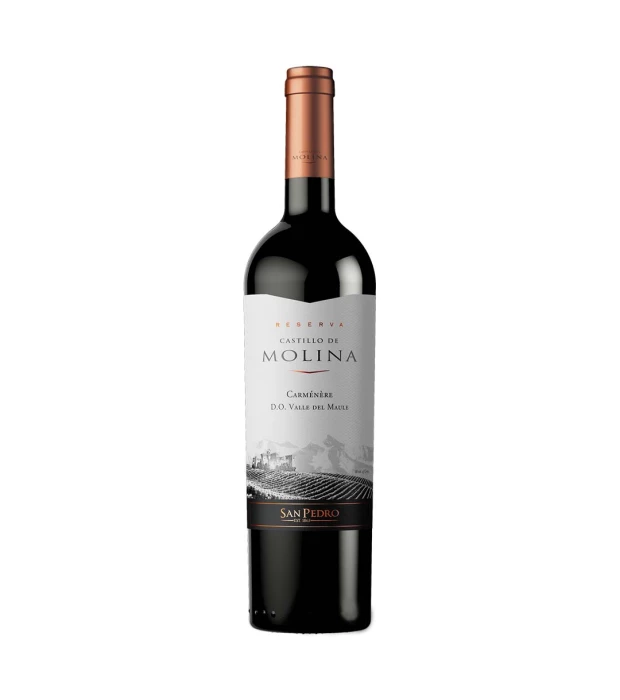 Вино Castillo de Molina Carmenere красное сухое 0,75л 13-14%