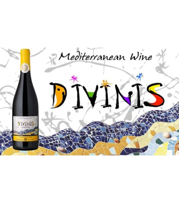 Вино Divinis Mediterranean Garnacha червоне сухе 0,75л 13% купити