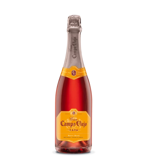 Вино игристое Campo Viejo Cava Brut Rose розовое 0,75л 12%