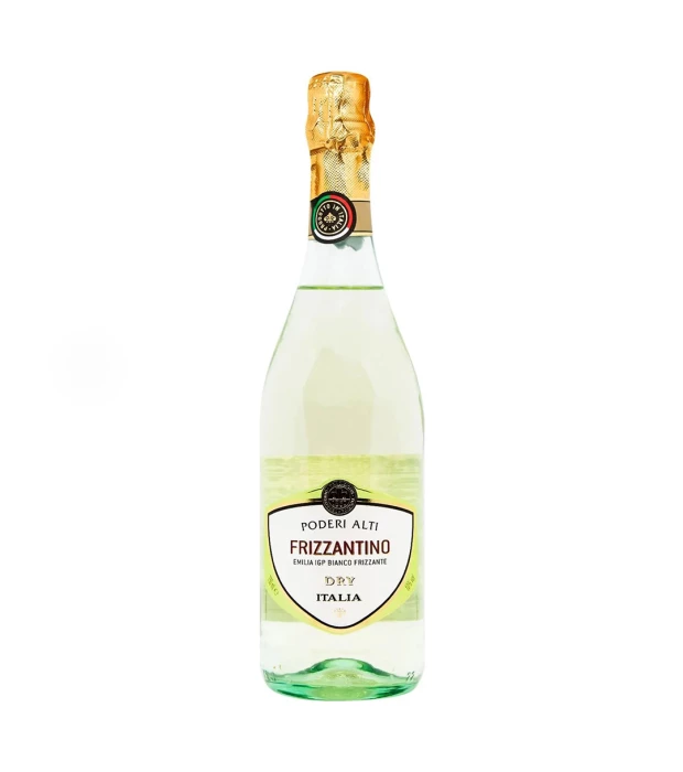 Вино ігристе Poderi Alti Frizzantino Emilia Bianco Secco-Dry біле сухе 0,75 л 7,5%