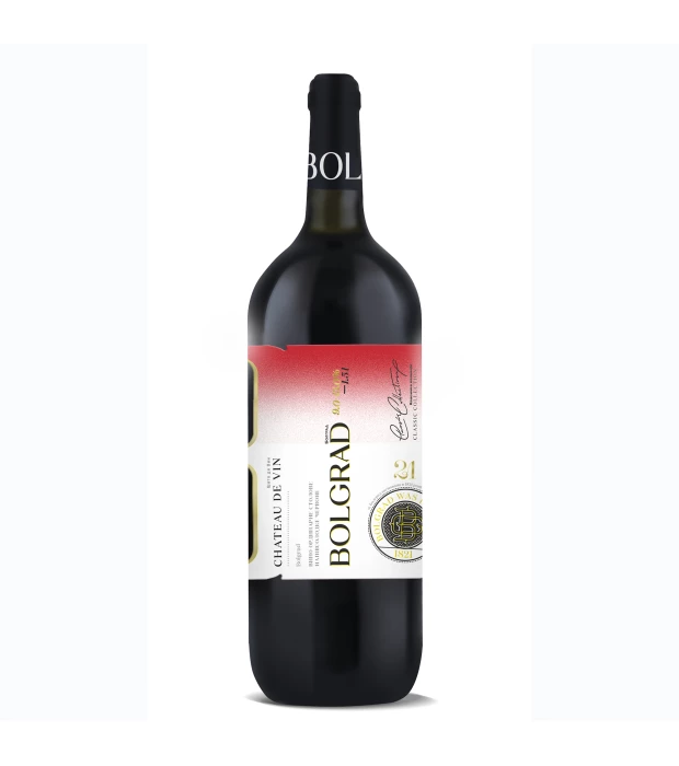 Вино Bolgrad Chateau de Vin червоне напівсолодке 1,5л 9-13%