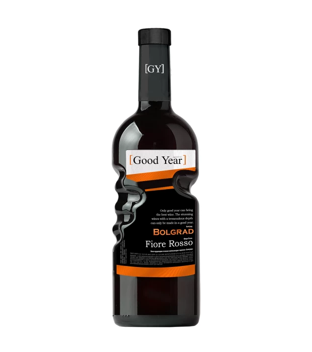 Вино Bolgrad Fiore Rosso Good Year красное полусладкое 0,75л 9-13 %