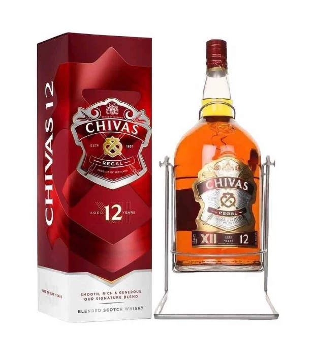 Виски Chivas Regal 12 лет выдержки в коробке 4,5 л 40%