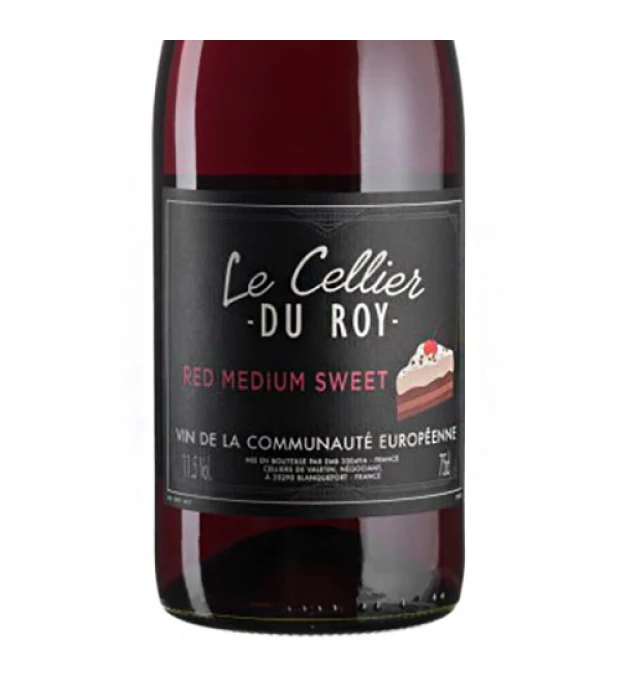 Вино Cellier du Roy червоне напівсолодке 0,75л 10,5% купити
